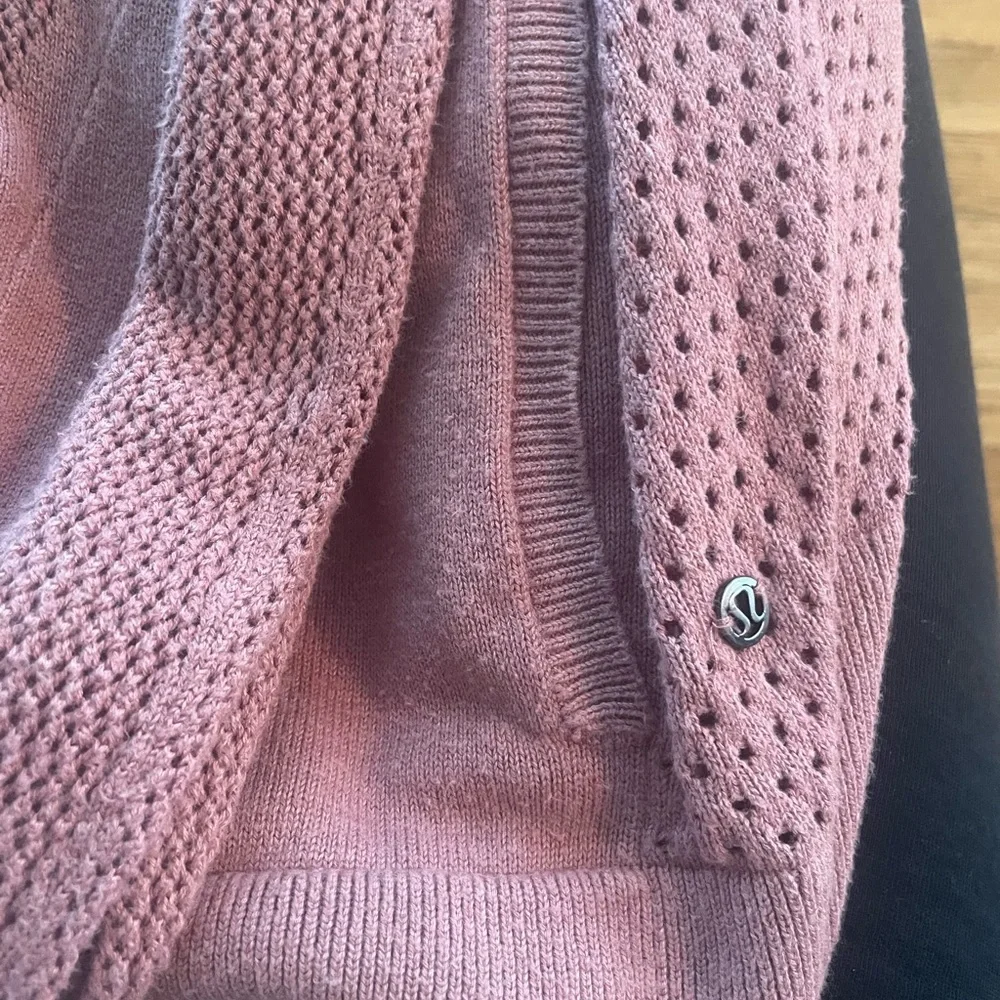 Lululemon Still Move Mauve Cardigan - Picture 3 of 5